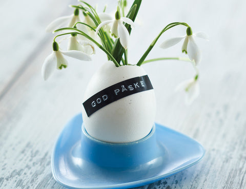DIY - Æg med dymo label