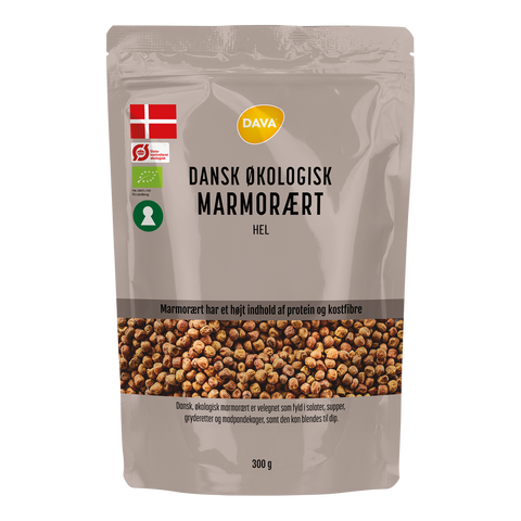 DAVA organic whole marrowfat peas 300 g