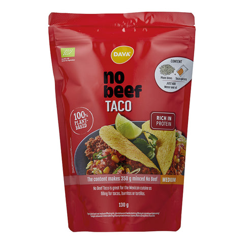 DAVA organic No Beef Taco
