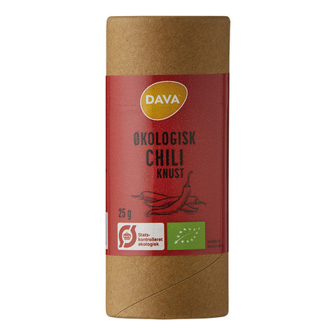 DAVA øko chili, knust 25 g