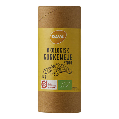 DAVA øko gurkemeje, stødt 40 g