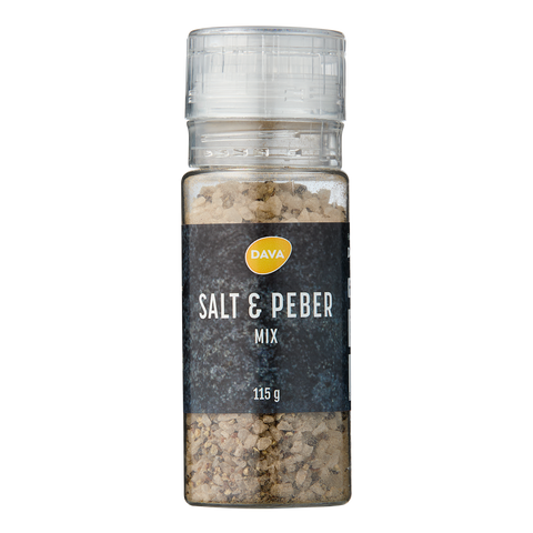 DAVA salt and pepper mix 115 g, grinder
