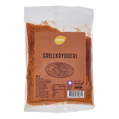 DAVA grillkrydderi 80 g
