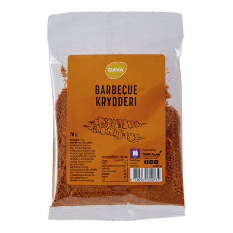 DAVA barbecue krydderi 70 g
