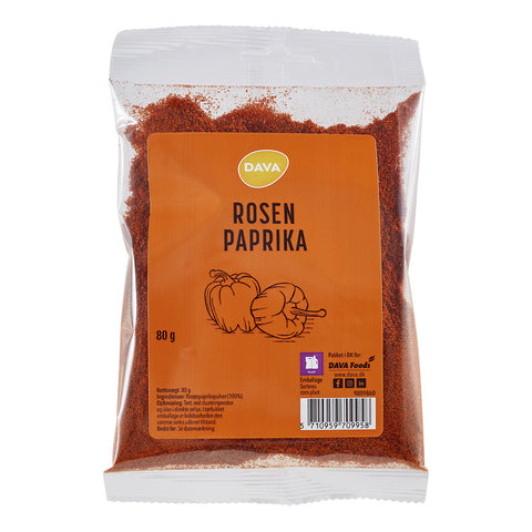 DAVA rosenpaprika 80 g