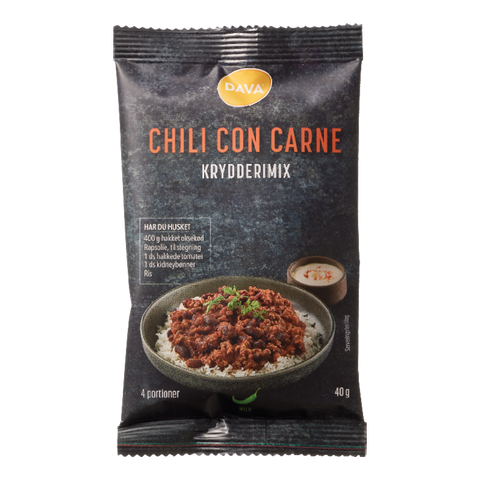 DAVA chili con carne spice mix 40 g