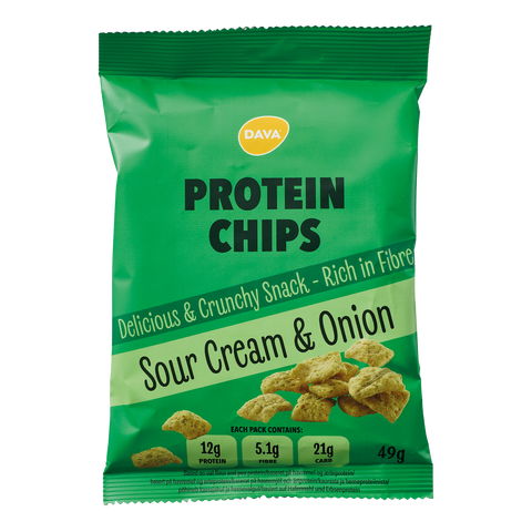 DAVA Proteinchips Gräddfil och Lök