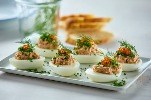 Djævleæg med tunmousse