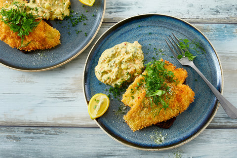 Fiskefilet med hjemmerørt remoulade