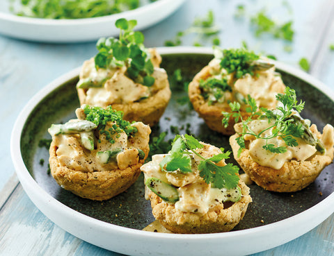 Tarteletter med No Chicken i asparges