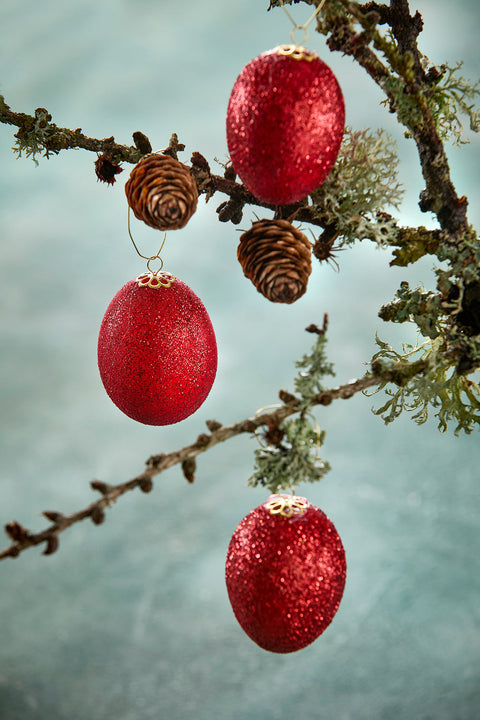 DIY julekugler af æggeskaller