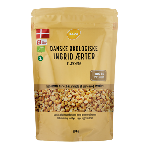 DAVA ekologiska delade Ingrid-ärtor 300 g