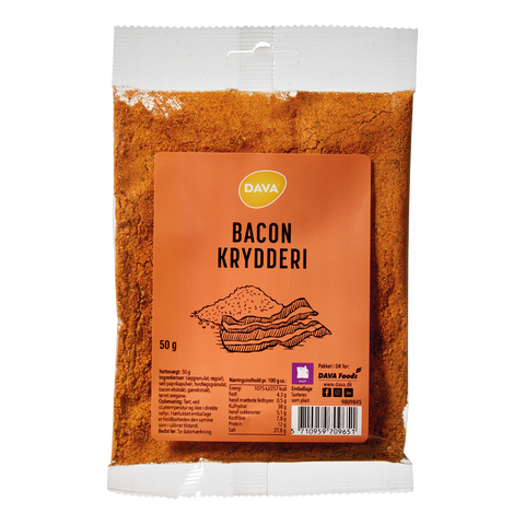 DAVA bacon krydderi 50 g