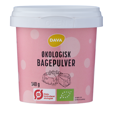 DAVA øko bagepulver 140 g