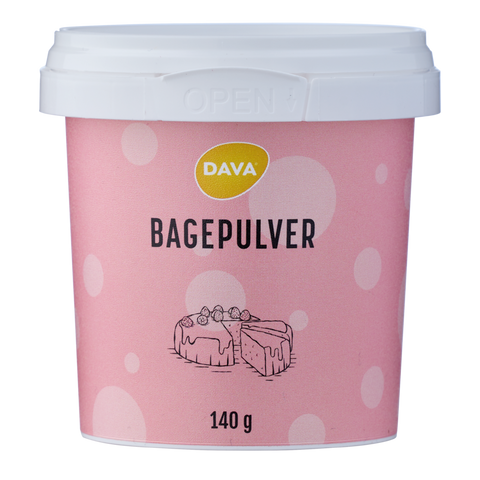DAVA bagepulver 140 g