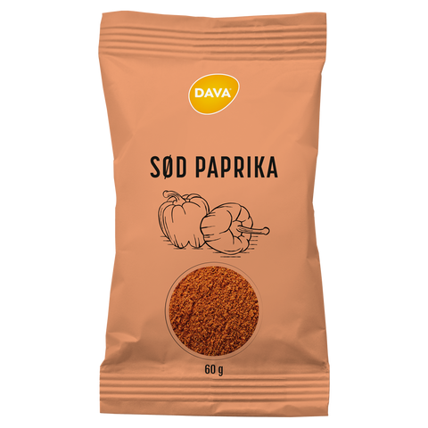 DAVA sød paprika 60 g ps
