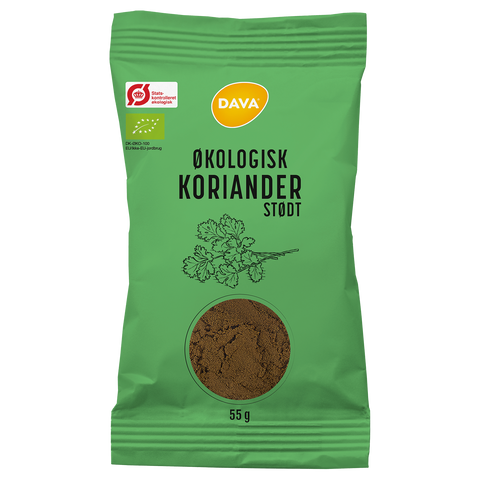 DAVA øko stødt koriander 55 g ps