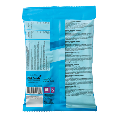 DAVA Protein Chips, American Grill 49 g