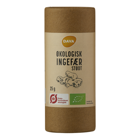 DAVA øko stødt ingefær 25 g