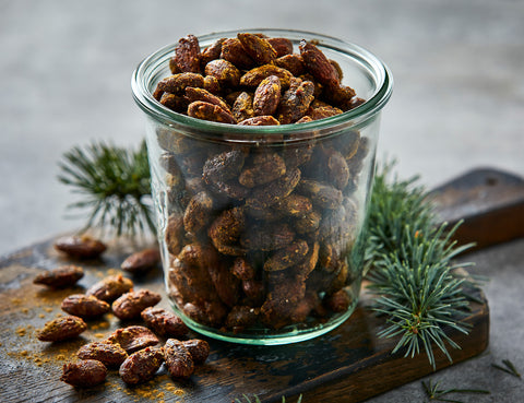 Julemandler med lakridspulver