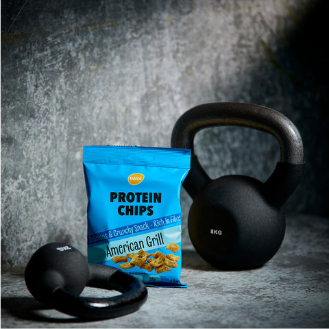 DAVA Protein Chips, American Grill 49 g